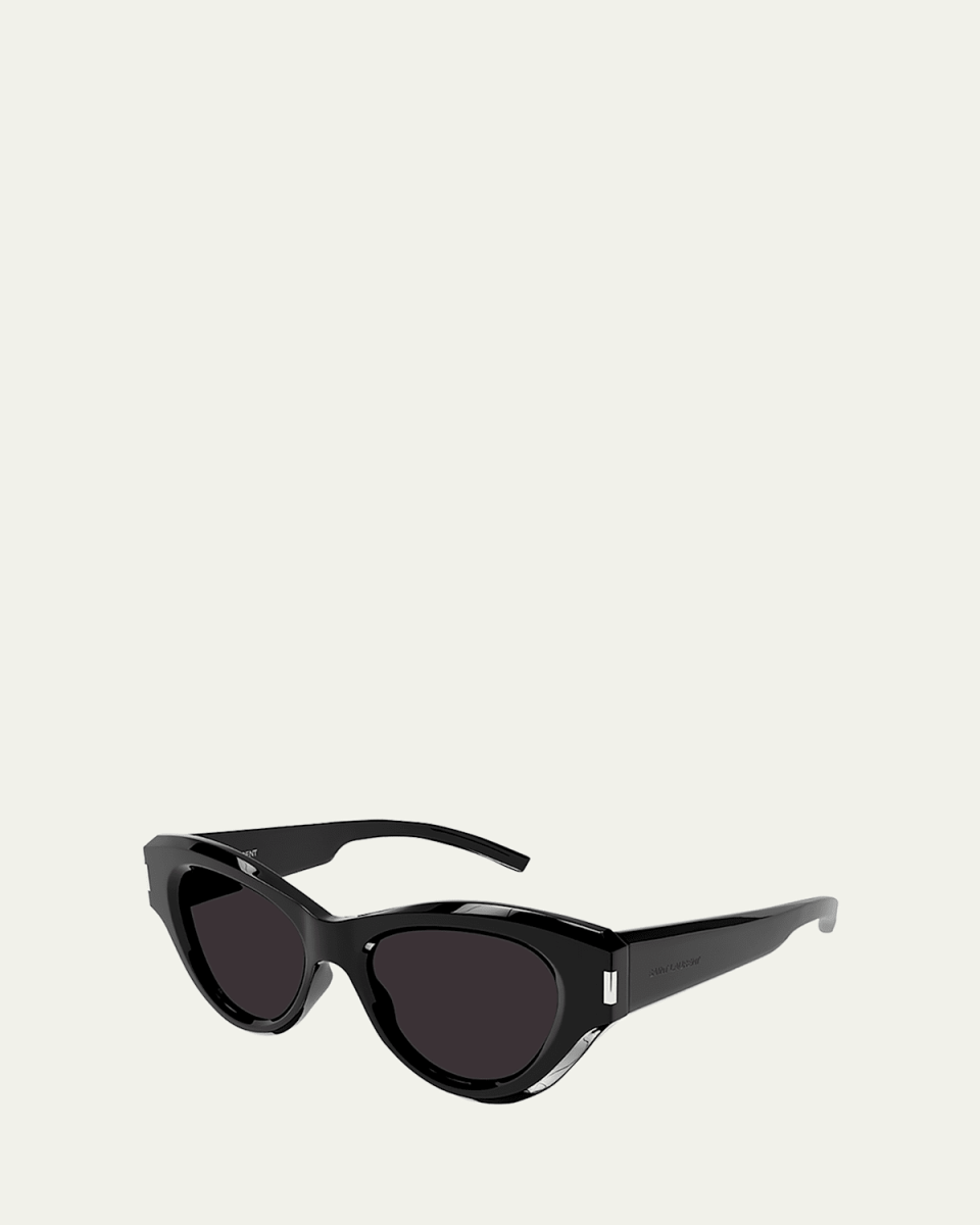 Thick Acetate Cat-Eye Sunglasses